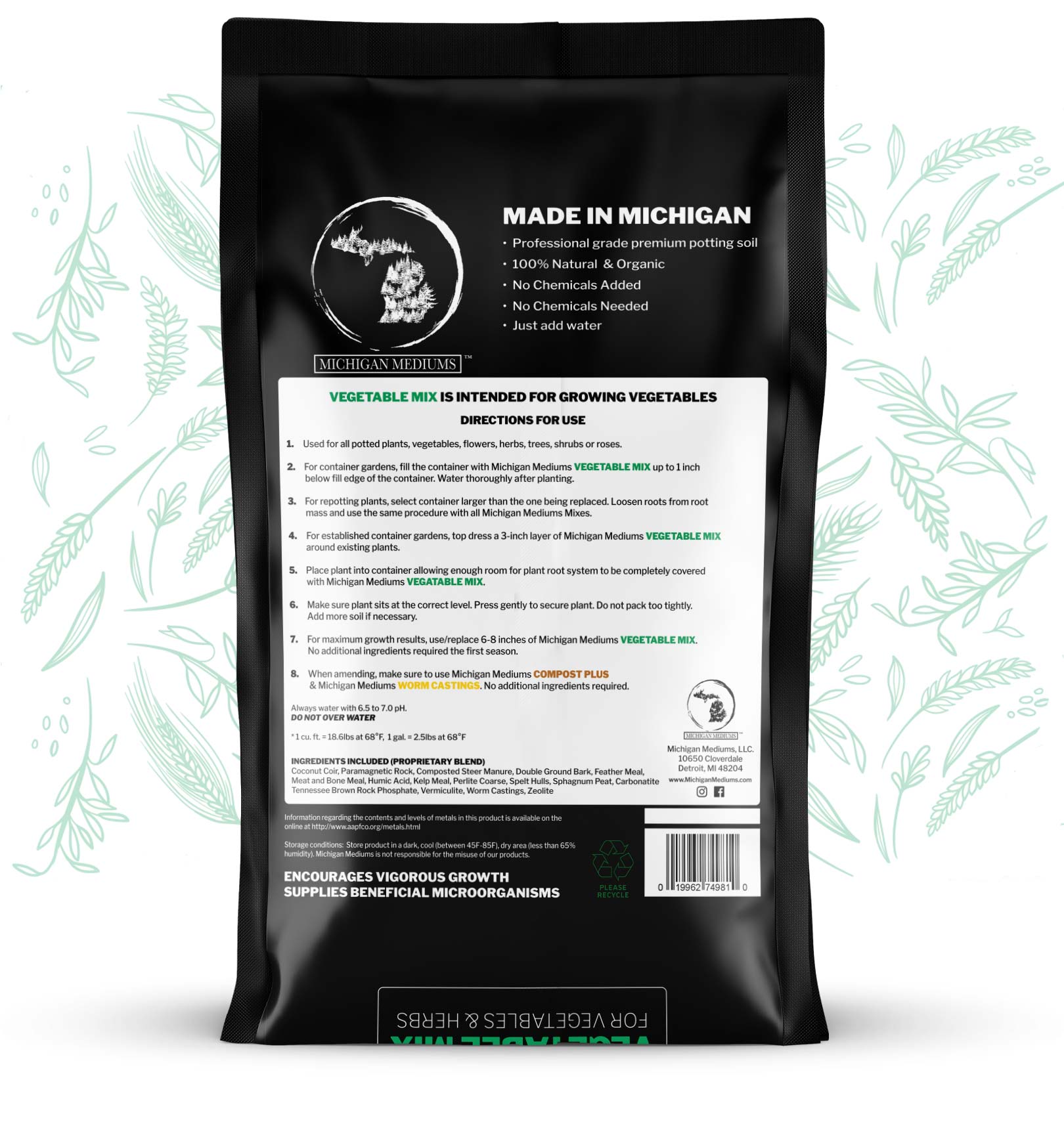 Bloom Mix Bag Back